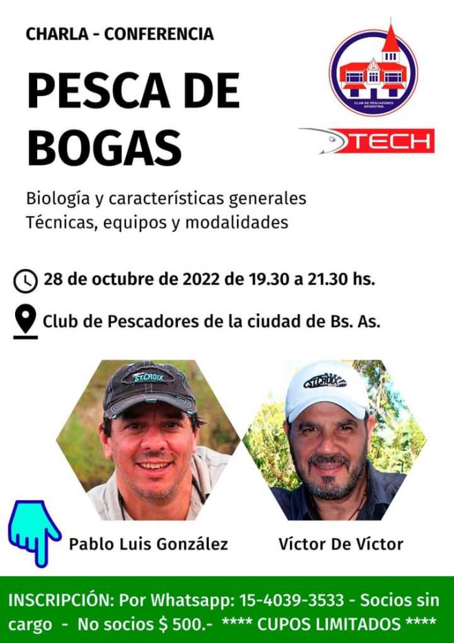 Charla-Conferencia "Pesca de bogas"