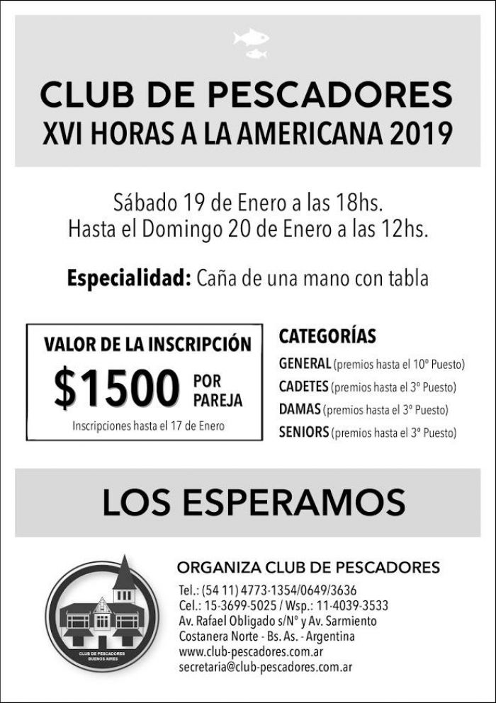 Edición 2019 de las 16 Horas a la Americana