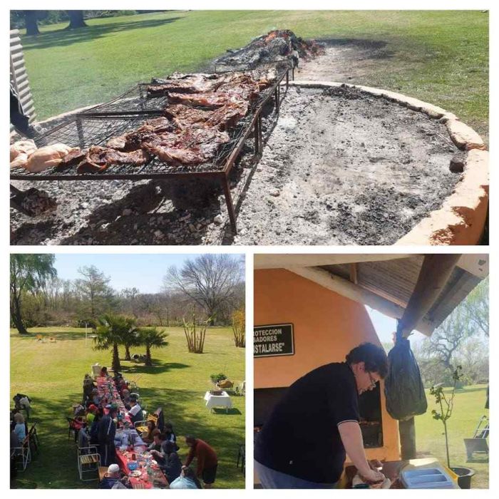 El asado del Guazú ... un éxito