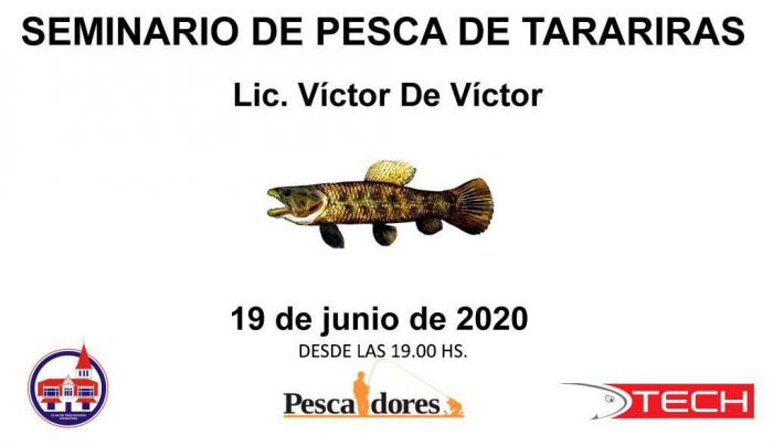 Seminario online &quot;Tarariras, conocimientos y artes para su pesca&quot;