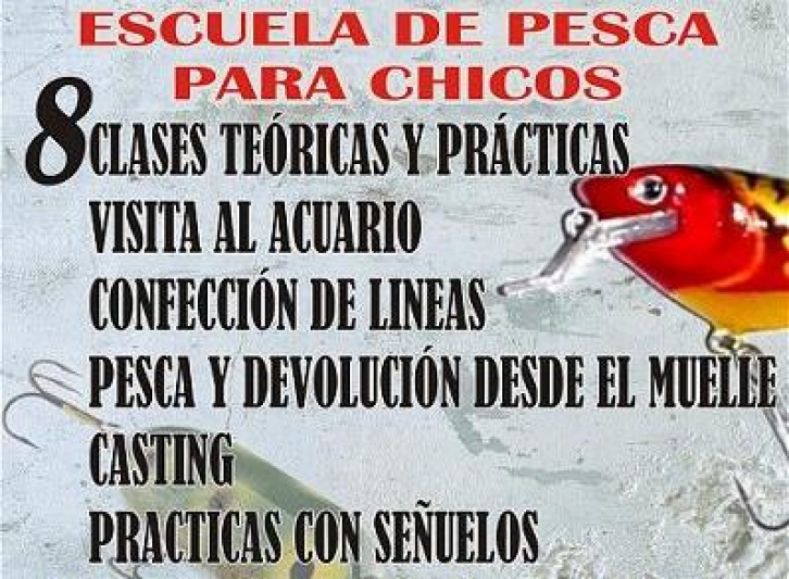 Cursos de pesca infantil para 2015