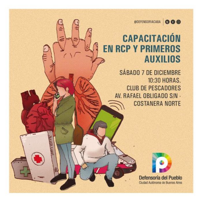 Capacitación en RCP (Reanimación cardiopulmonar) y primeros auxilios