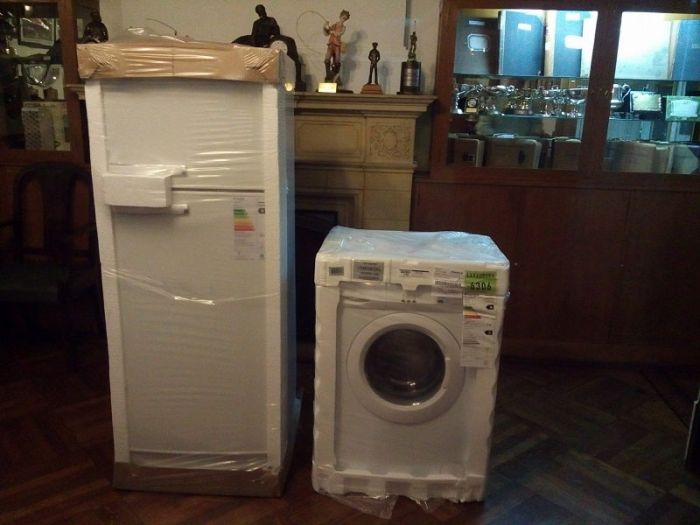 Nueva heladera y lavarropas para el Guazú