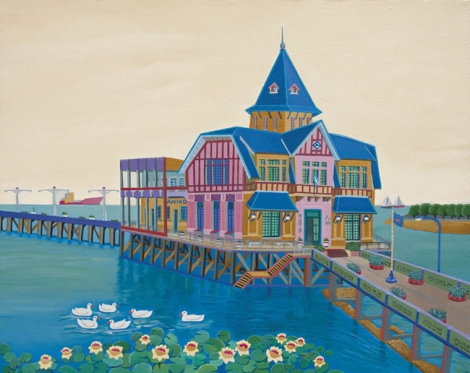 Carta de Anikó Szabó: "Pintura Naif que recrea el Club de Pescadores"