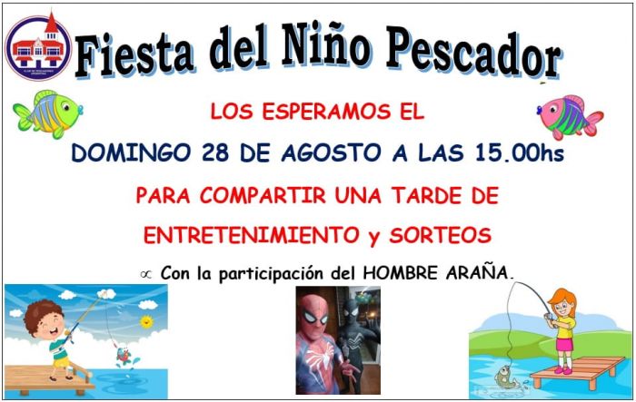 Este domingo 28 de agosto es la Fiesta de los Niños Pescadores