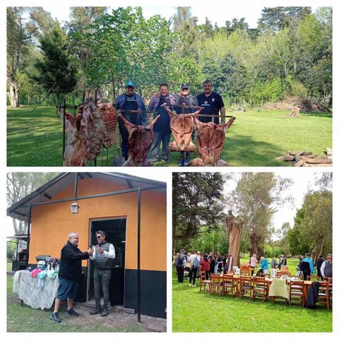 Chascomús recibió a los socios con un asado espectacular