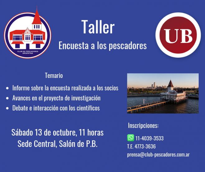 Taller Abierto "Encuesta a los pescadores"