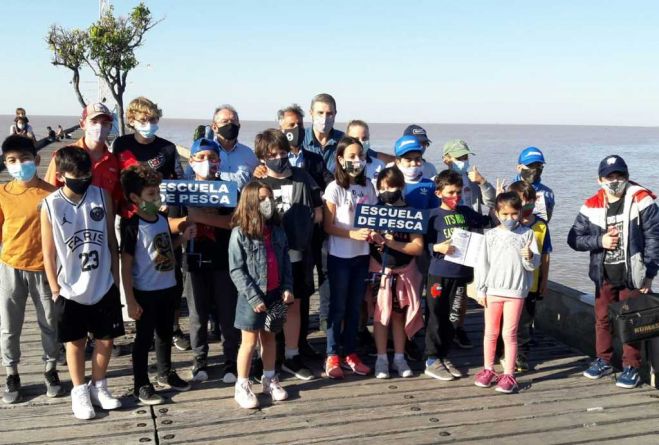 Finalizó el primer curso de 2021 de la Escuela de Pesca para Niños del Club de Pescadores