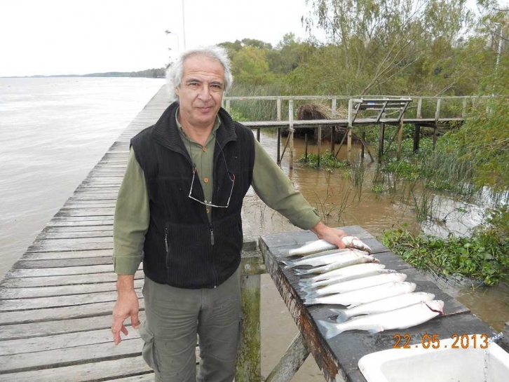 Pejerreyes en el Guazú