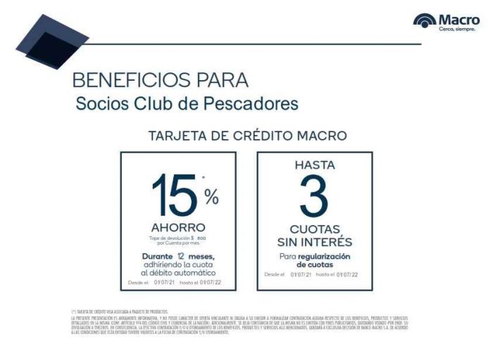 Banco Macro: Beneficio exclusivo para Socios