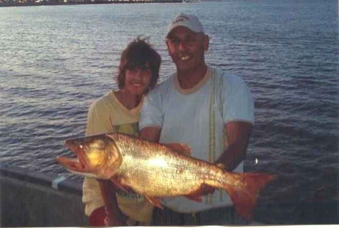 Aquiles Oberti (socio cadete), dorado de 5 Kgs