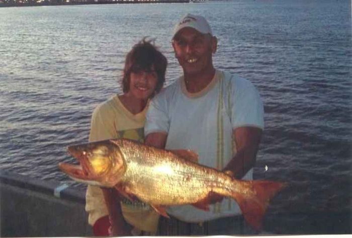 Aquiles Oberti (socio cadete), dorado de 5 Kgs