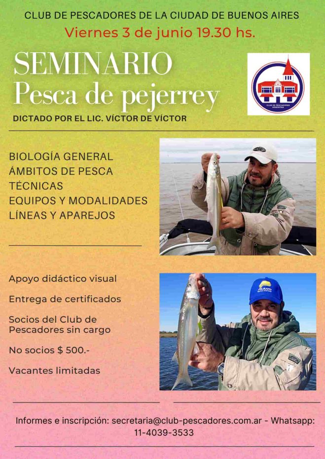 Seminario &quot;Pesca de pejerrey&quot;