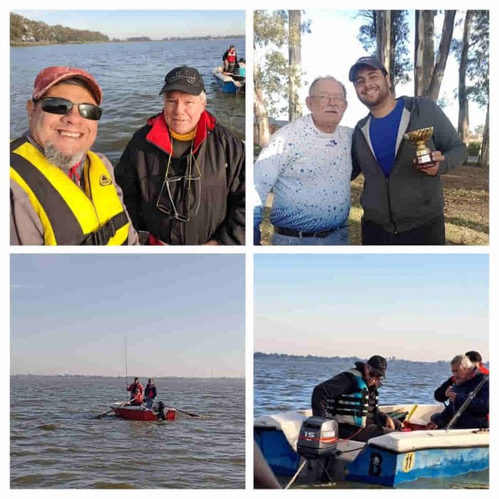 Encuentro de pescadores en la laguna de Montes