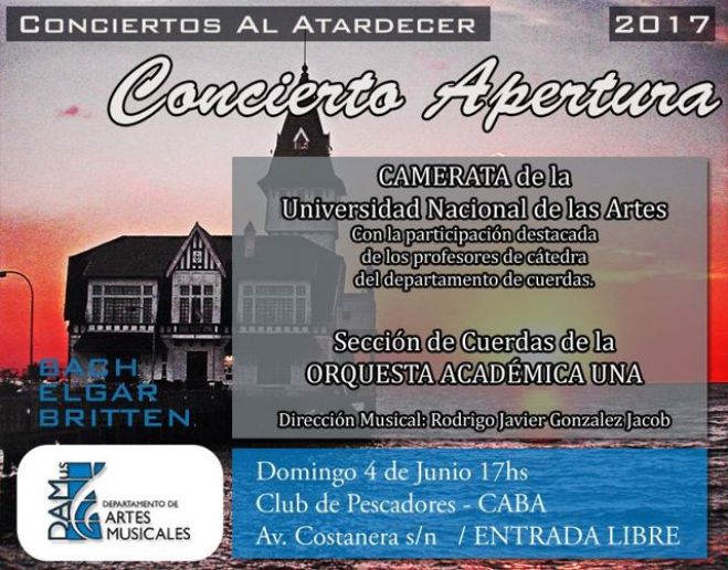 Concierto de la Camerata de la Universidad Nacional de las Artes