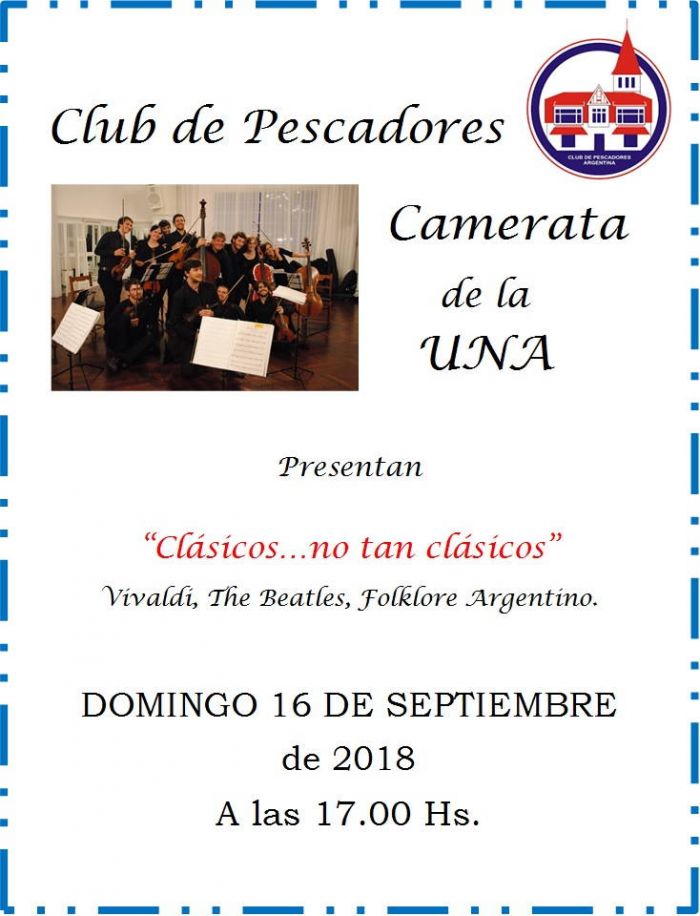 El 16 de setiembre se presentará la Camerata de la Universidad Nacional de las Artes